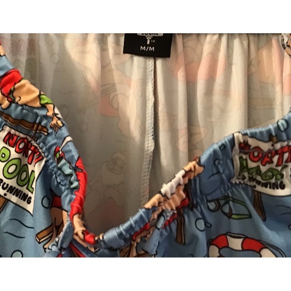 Main and Local Santa in the Swimming Pool Pajama/Lounge Pants Size M - Picture 5 of 5